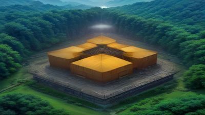内容监管边界模糊时期的媒体环境示意图，灰色地带概念可视化，法规文件与娱乐内容并置，展现2010年代初期内地内容管理的过渡特征
